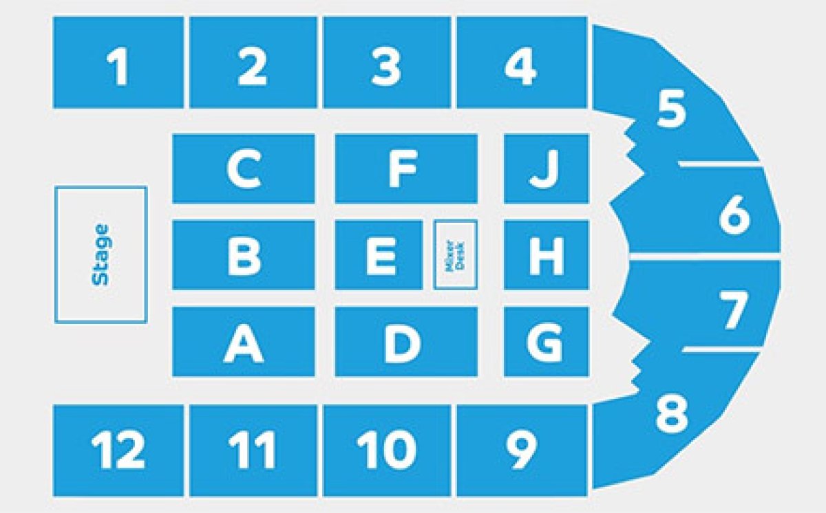 Birmingham Utilita Arena seating map