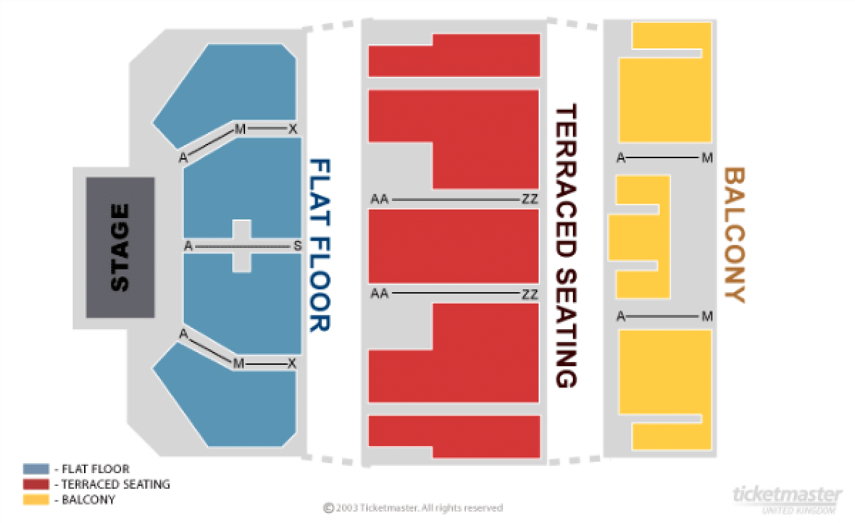Bournemouth BIC seating map