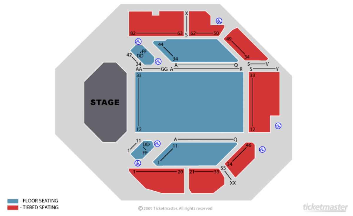 Coventry Warwick Arts Centre seating map