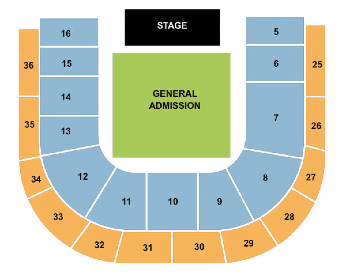 Melbourne Margaret Court Arena seating map