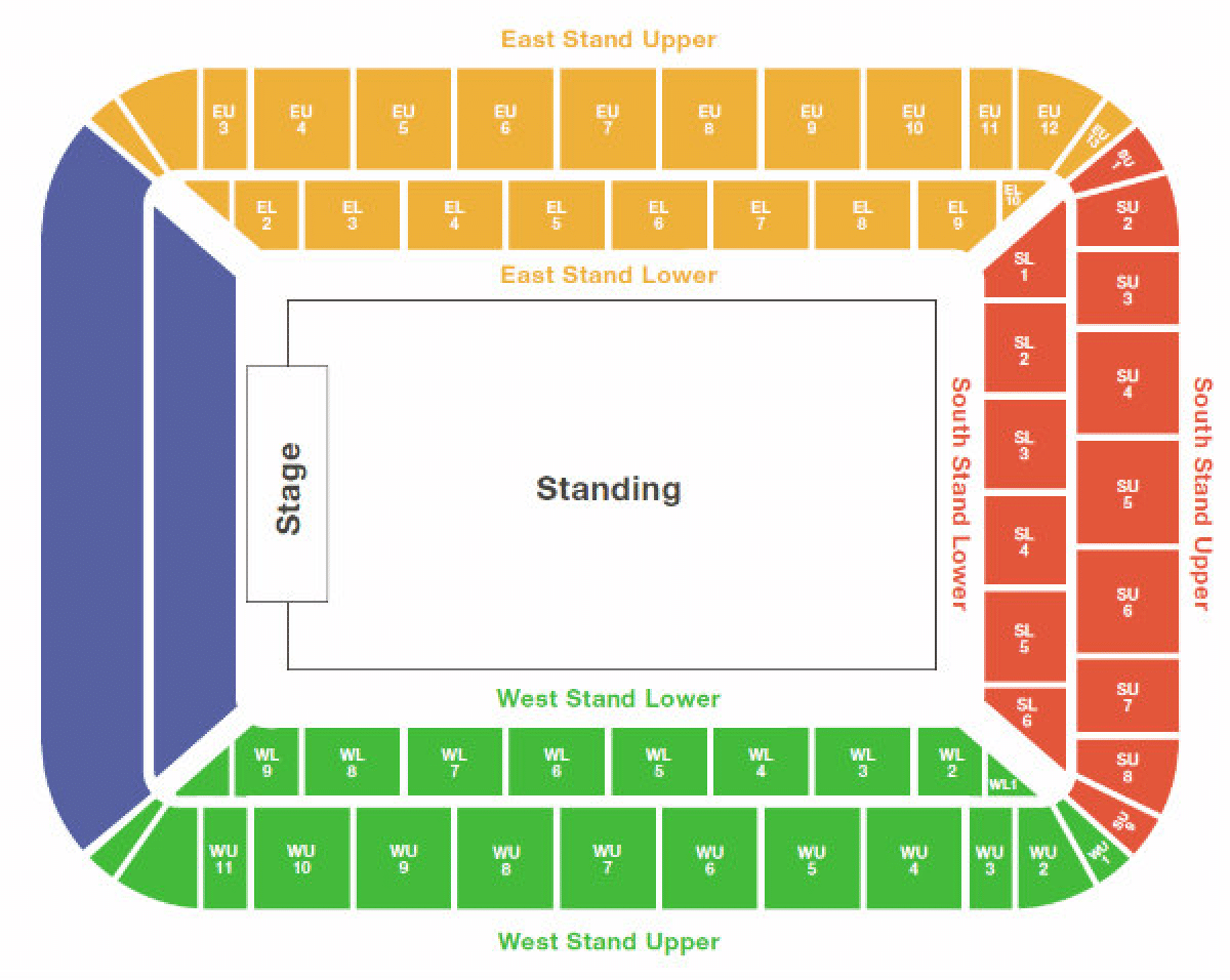 Liberty Stadium seating map